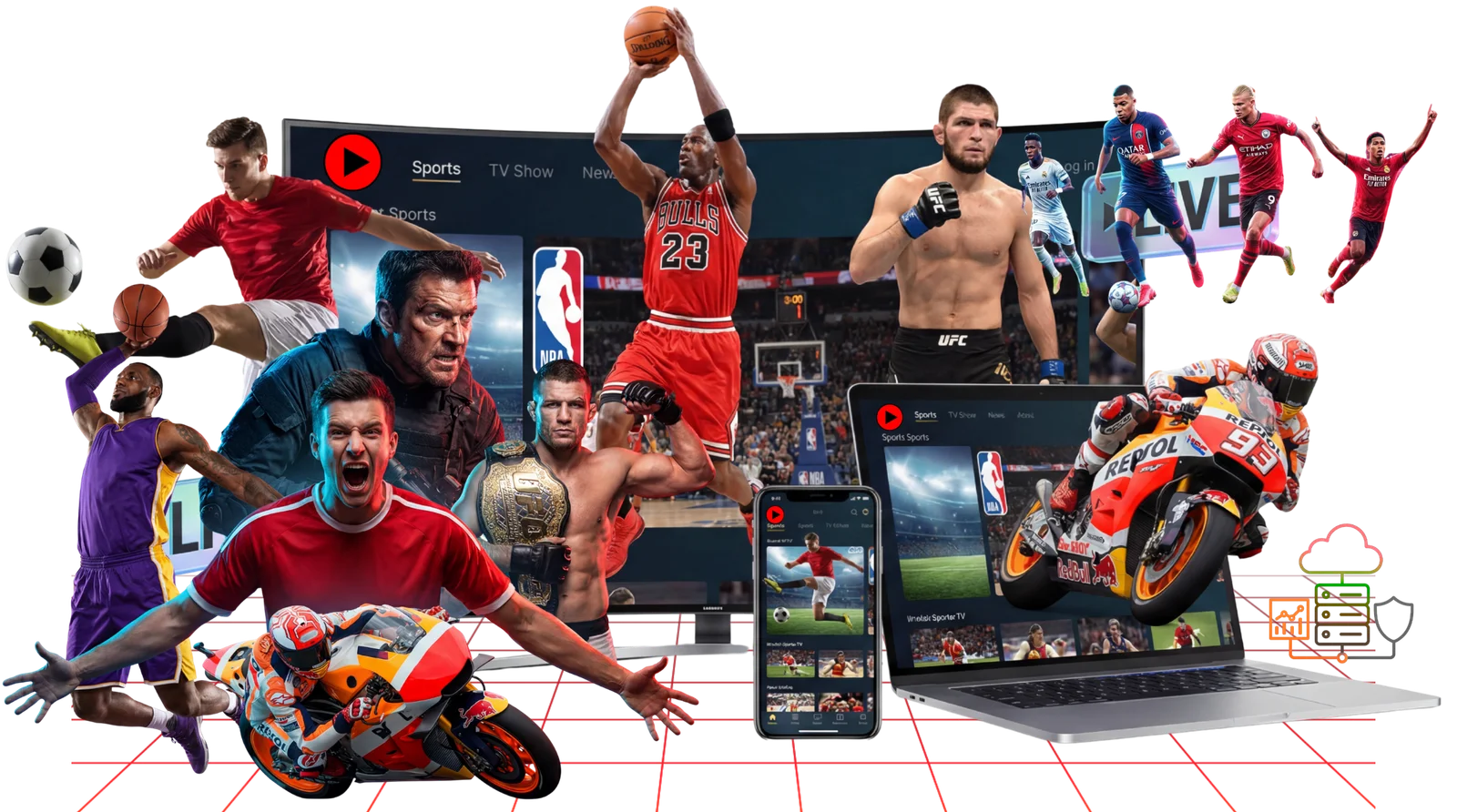Live sports available with CatchON TV